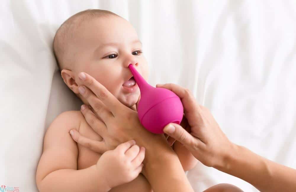 حقنة الكرة المطاطية لتنظيف أنف الاطفال